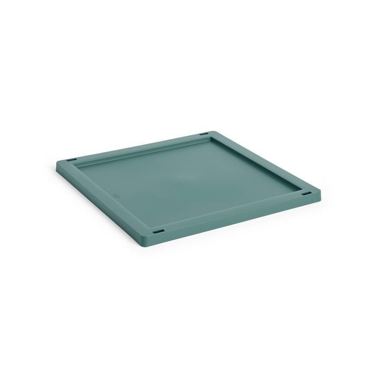 Colour Crate Plastic Square/Cube låg, M - Dark green